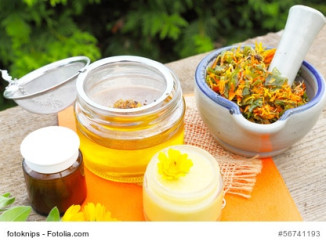 Selbstgemachte Calendulasalbe